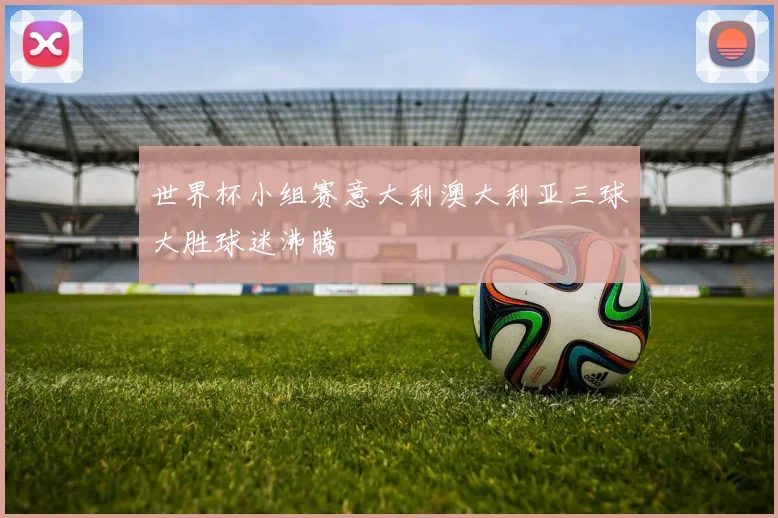 世界杯小组赛意大利澳大利亚三球大胜球迷沸腾